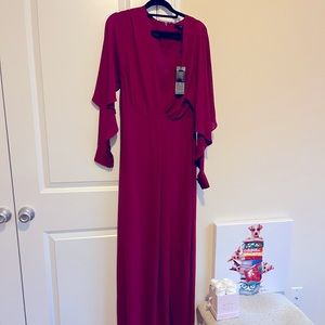 BCBG evening gown with slit brand new with tags